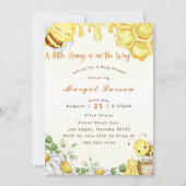 Babydusche ist ein kleiner Honig unterwegs Einladung (Vorderseite)