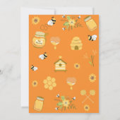 Babydusche ist so süß zu bedienen einladung (Rückseite)