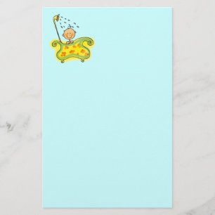 Babydusche (Junge) Briefpapier