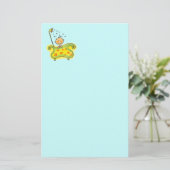 Babydusche (Junge) Briefpapier (Stehend Vorderseite)