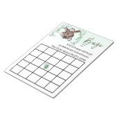 Babydusche Kälberfarm Eukalyptus Notizblock (angewinkelt)