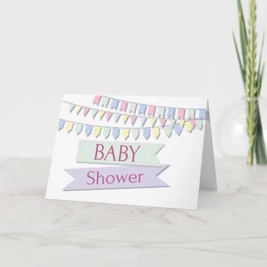 Babydusche Karte (Vorderseite)