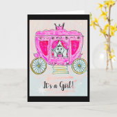 Babydusche Karte (Gelbe Blume)