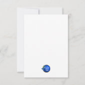 Babydusche Karte (Rückseite)