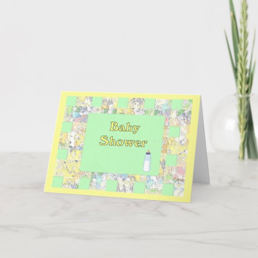 Babydusche Karte (Vorderseite)
