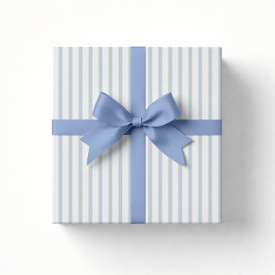 Babydusche klassisch blau /cremefarben gestreift geschenkpapier