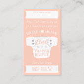 Babydusche Kleiderschrank Windeln Raffelschürzen P Begleitkarte (Vorderseite)