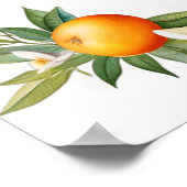 Babydusche kleiner Süsse Begrüßungszeichen Poster (Ecke)