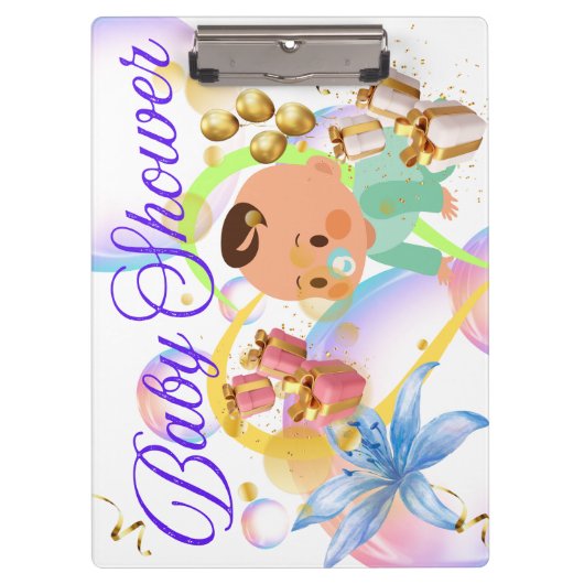 Babydusche Klemmbrett (Vorderseite)