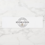 Babydusche Knock-out Wasserflaschen Labels Wasserflaschenetikett (Einzelnes Label)