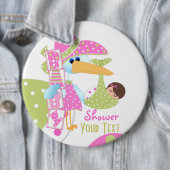 Babydusche + Knopf Button (Beispiel)