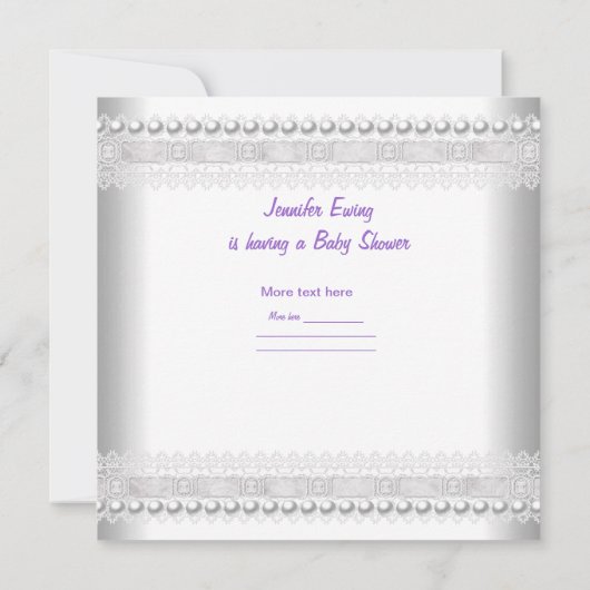 Babydusche lädt Jungen und Mädchen Niedlich ein Einladung (Rückseite)