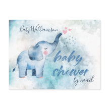 Babydusche lange Entfernung von Mail Blue Elephant