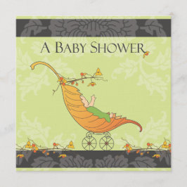 Babydusche| Leaf - Beförderung Einladung