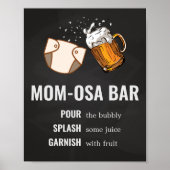 Babydusche Mama Osa Bar Poster (Vorne)