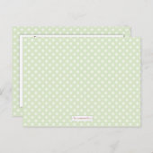 Babydusche Mama Ratgeber Karte Grünes Schälchen (Vorne/Hinten)