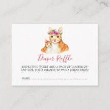 Babydusche Mama und Babykartentaucher-Windeln