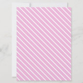 Babydusche Meerjungfrau Mutter Pink White Bingo Sp Einladung (Rückseite)