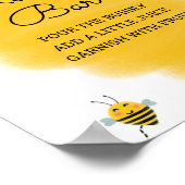 Babydusche Mimosa Bear Schild (Ecke)