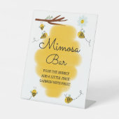 Babydusche Mimosa Bear Schild (Vorderseite)