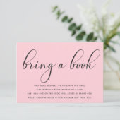 Babydusche Minimalistisch bringen eine Beilage mit Einladung (Stehend Vorderseite)