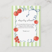 Babydusche mit Aquarellfarbe - Dusche mit Display Begleitkarte (Vorderseite)