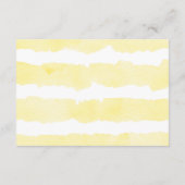 Babydusche mit Babybett Begleitkarte (Rückseite)