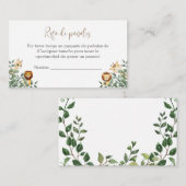 Babydusche mit Babywindeln Begleitkarte (Vorne/Hinten)