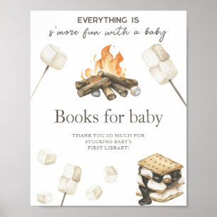 Babydusche mit Badefarbe - Bücher für Kinder Poster