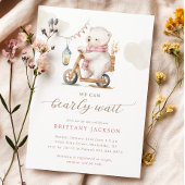 Babydusche mit Bear Scooter Einladung