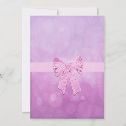 Babydusche mit Blasen Einladung (Rückseite)