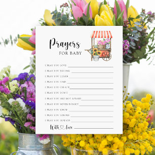 Babydusche mit Blume - Gebete für Kleinkinder