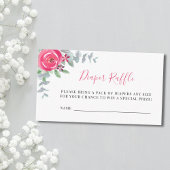 Babydusche mit Blumenmuster Begleitkarte