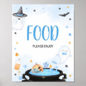 Babydusche mit Boo-y Halloween Poster (Vorne)