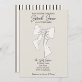 Babydusche mit Bugs Einladung (Vorne/Hinten)