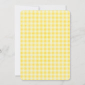 Babydusche mit Duckling Einladung (Rückseite)