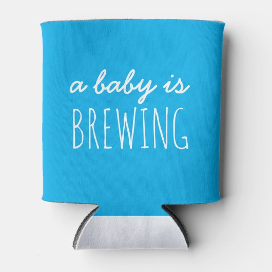 Babydusche mit Duschbrause, ein Baby wird gebraut Dosenkühler (Vorderseite)