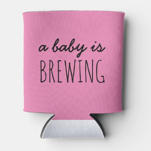 Babydusche mit Duschbrause, ein Baby wird gebraut Dosenkühler (Vorderseite)