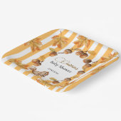 Babydusche mit Eichhörnchen Pappteller (Gewinkelt)