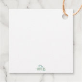 Babydusche mit Illustrierter Natur Geschenkanhänger (Rückseite)