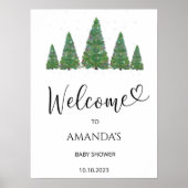 Babydusche mit Moskitonetz Poster (Vorne)