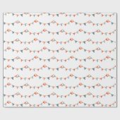 Babydusche mit Nautical Flags Geschenkpapier (Flach)