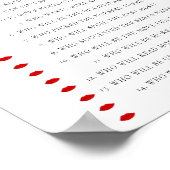 Babydusche mit Olivenbäumen oder Daddy Game Poster (Ecke)