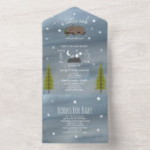 Babydusche mit Schlafcouch Buchungsanfrage All In One Einladung (Innen Boden)