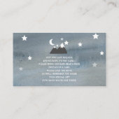 Babydusche mit Schlafsäulenbärchen auf Anfrage Begleitkarte (Rückseite)