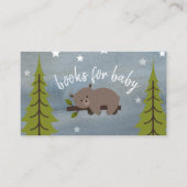 Babydusche mit Schlafsäulenbärchen auf Anfrage Begleitkarte (Vorderseite)