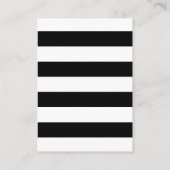 Babydusche mit schwarzem und weißem Streifen - Anf Begleitkarte (Rückseite)