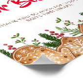 Babydusche mit Sweet Cookie Baby's First Library Poster (Ecke)