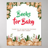 Babydusche mit Sweet Cookie Baby's First Library Poster (Vorne)