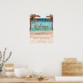 Babydusche mit tropischer Note - Plakat (Küche)